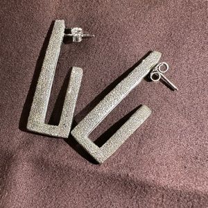 Pianegonda Large rectangular earrings